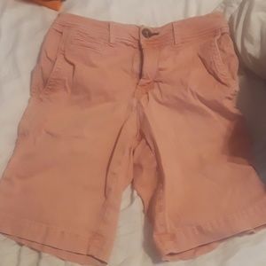 Salmon casual shorts